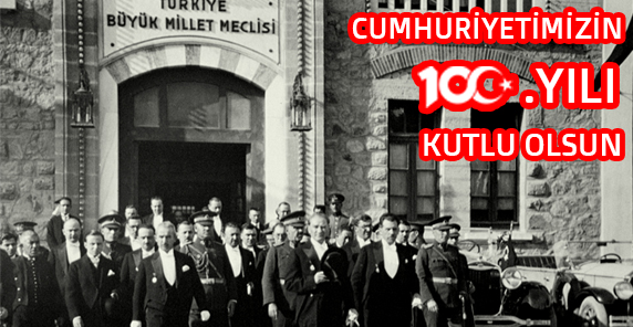 CUMHURİYETİMİZİN 100.YILI KUTLU OLSUN!