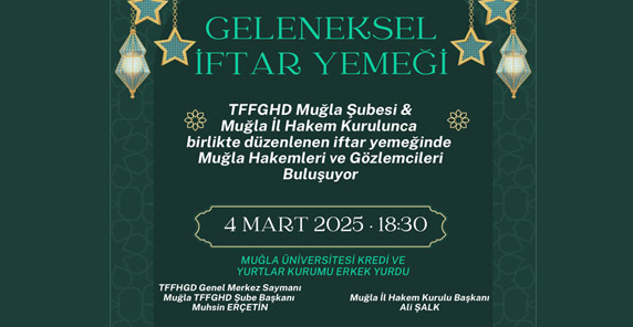 GELENEKSEL İFTAR YEMEĞİ